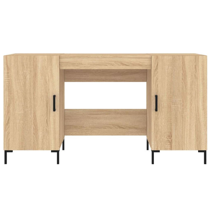 Birou, stejar sonoma, 140x50x75 cm, lemn compozit - WALTI WALTI