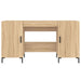 Birou, stejar sonoma, 140x50x75 cm, lemn compozit - WALTI WALTI