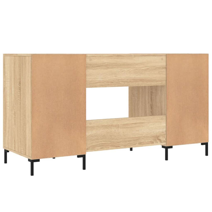 Birou, stejar sonoma, 140x50x75 cm, lemn compozit - WALTI WALTI