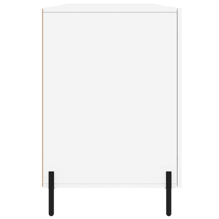 Birou, alb extralucios, 140x50x75 cm, lemn compozit - WALTI WALTI