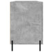 Birou, gri beton, 140x50x75 cm, lemn compozit - WALTI WALTI
