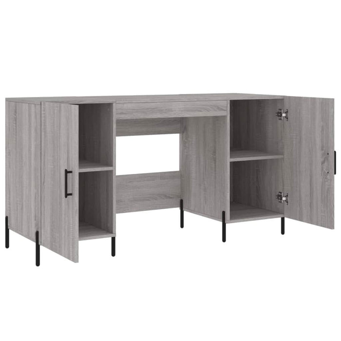 Birou, gri sonoma, 140x50x75 cm, lemn compozit - WALTI WALTI