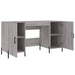 Birou, gri sonoma, 140x50x75 cm, lemn compozit - WALTI WALTI