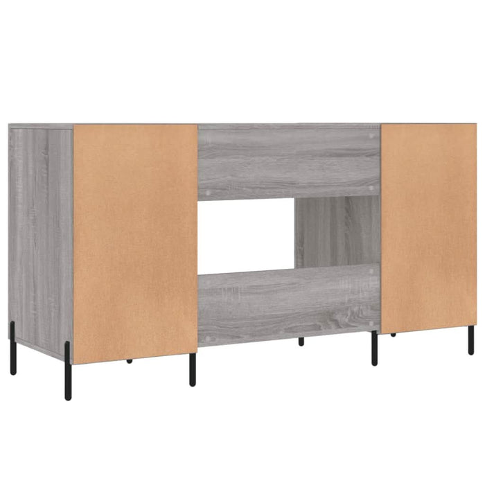 Birou, gri sonoma, 140x50x75 cm, lemn compozit - WALTI WALTI