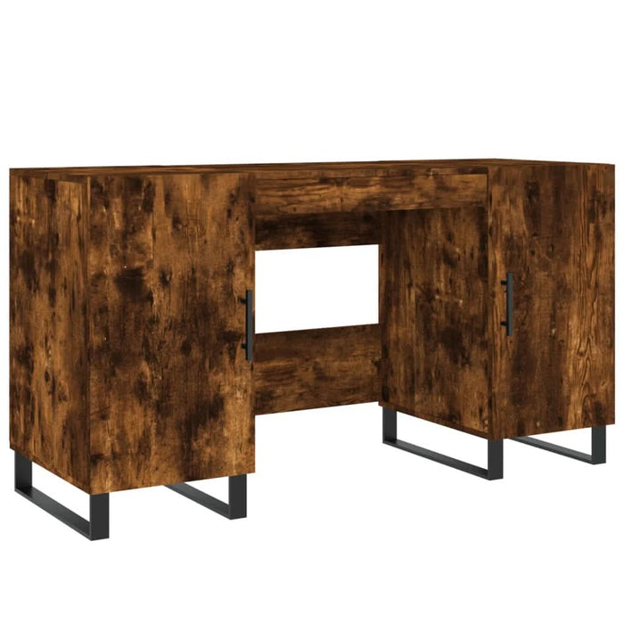 Birou, stejar afumat, 140x50x75 cm, lemn compozit - WALTI WALTI