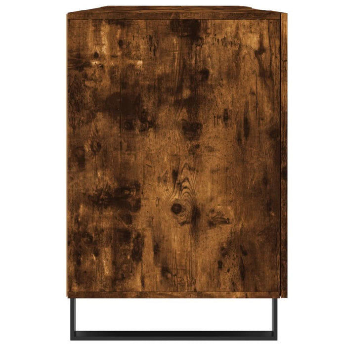 Birou, stejar afumat, 140x50x75 cm, lemn compozit - WALTI WALTI