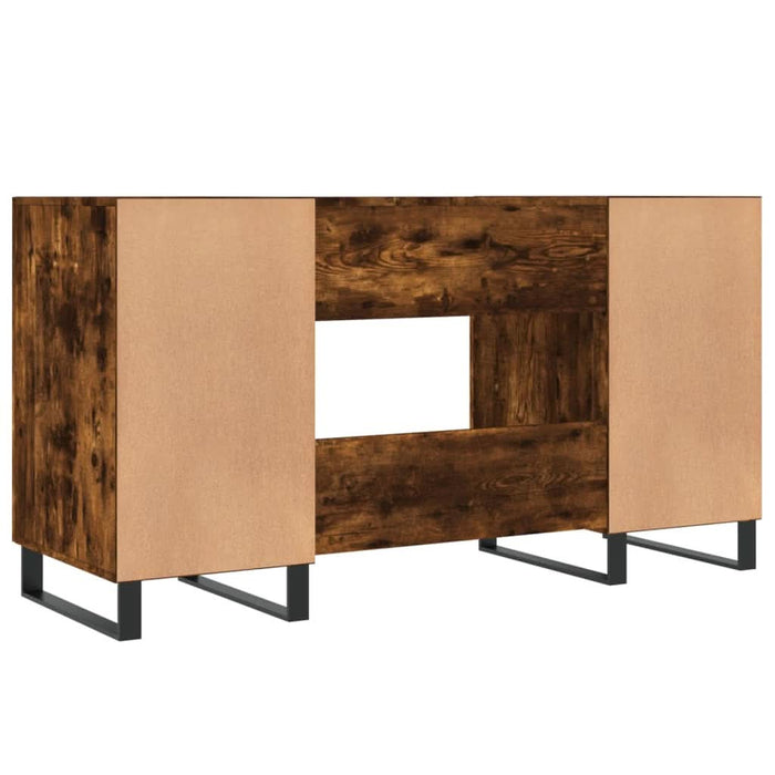 Birou, stejar afumat, 140x50x75 cm, lemn compozit - WALTI WALTI