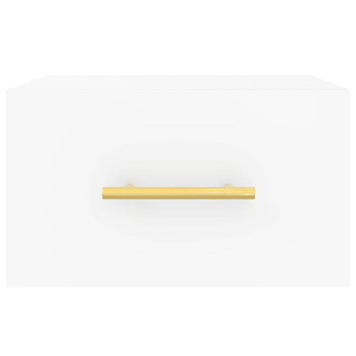 Noptiere de perete, 2 buc., alb, 35x35x20 cm - WALTI WALTI