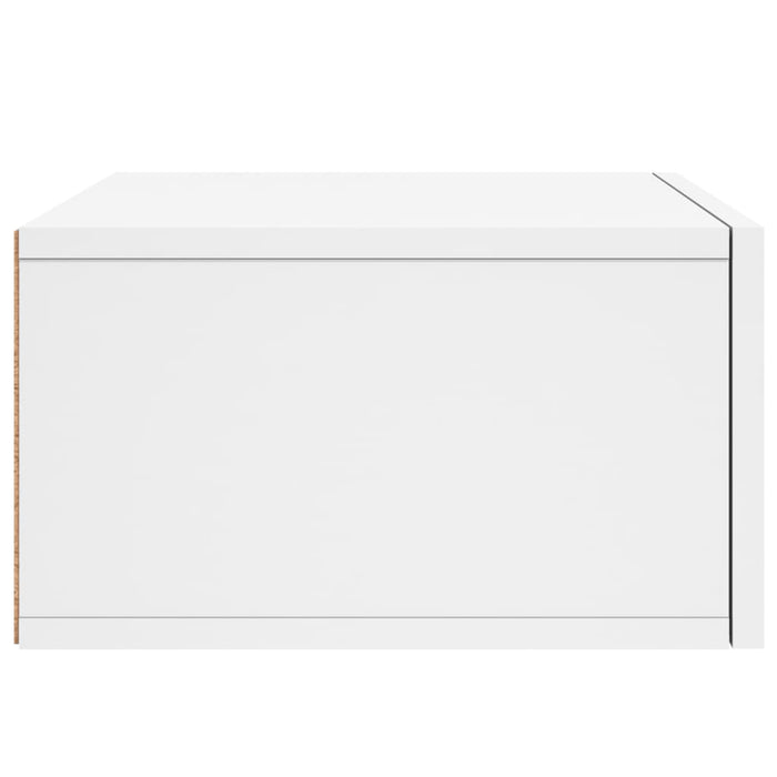 Noptiere de perete, 2 buc., alb, 35x35x20 cm - WALTI WALTI