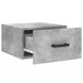 Noptiere montate pe perete 2 buc. gri beton 35x35x20 cm - WALTI WALTI