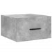 Noptiere montate pe perete 2 buc. gri beton 35x35x20 cm - WALTI WALTI