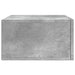 Noptiere montate pe perete 2 buc. gri beton 35x35x20 cm - WALTI WALTI