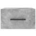Noptiere montate pe perete 2 buc. gri beton 35x35x20 cm - WALTI WALTI