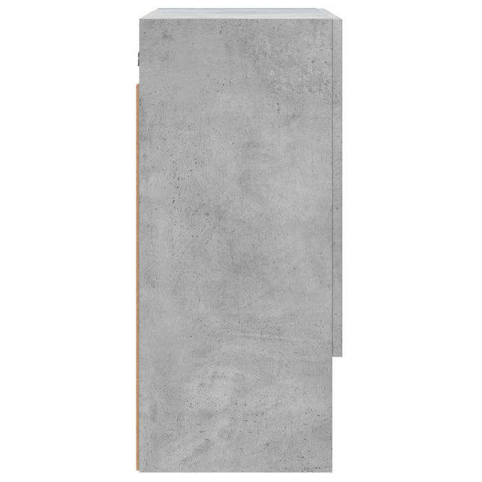 Dulap de perete, gri beton, 60x31x70 cm, lemn compozit - WALTI WALTI