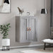 Dulap pe perete, sonoma gri, 69,5x34x90 cm, lemn prelucrat - WALTI WALTI