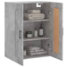 Dulap pe perete, gri beton, 69,5x34x90 cm, lemn prelucrat - WALTI WALTI