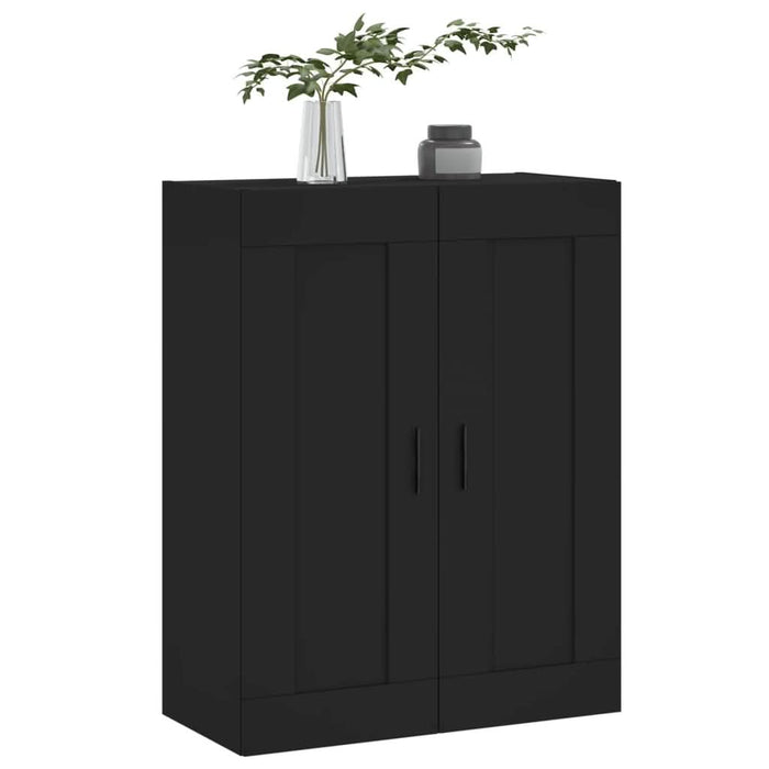 Dulap montat pe perete, negru, 69,5x34x90 cm, lemn prelucrat - WALTI WALTI