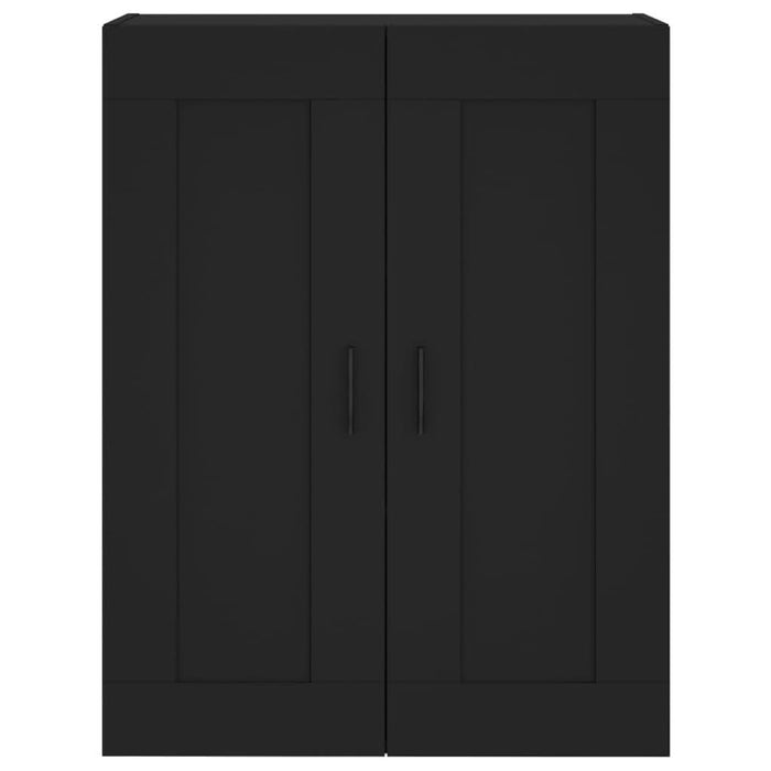 Dulap montat pe perete, negru, 69,5x34x90 cm, lemn prelucrat - WALTI WALTI