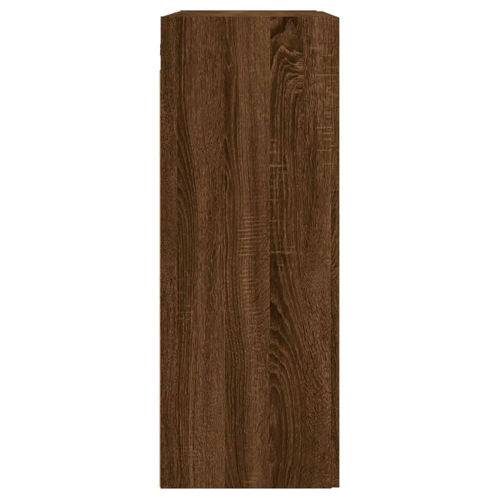 Dulap pe perete, stejar maro, 69,5x34x90 cm, lemn prelucrat - WALTI WALTI