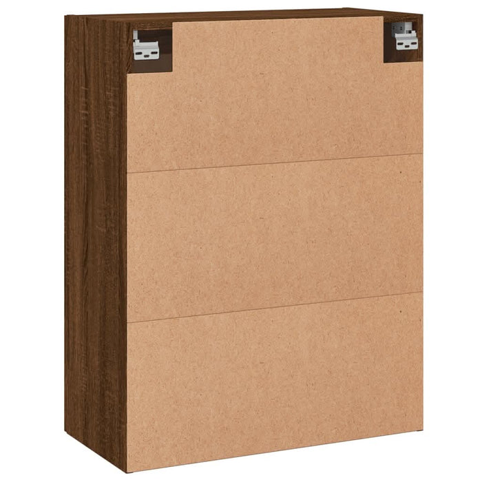 Dulap pe perete, stejar maro, 69,5x34x90 cm, lemn prelucrat - WALTI WALTI