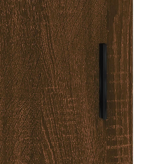 Dulap pe perete, stejar maro, 69,5x34x90 cm, lemn prelucrat - WALTI WALTI
