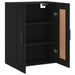 Dulap montat pe perete, negru, 69,5x34x90 cm, lemn prelucrat - WALTI WALTI