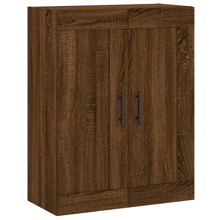 Dulap pe perete, stejar maro, 69,5x34x90 cm, lemn prelucrat - WALTI WALTI