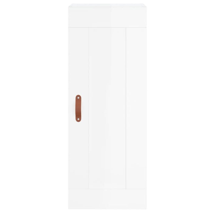 Dulap de perete, alb extralucios, 34,5x34x90 cm, lemn prelucrat - WALTI WALTI