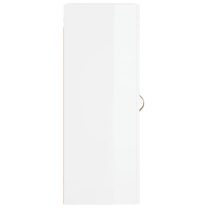 Dulap de perete, alb extralucios, 34,5x34x90 cm, lemn prelucrat - WALTI WALTI