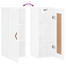 Dulap de perete, alb extralucios, 34,5x34x90 cm, lemn prelucrat - WALTI WALTI