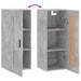 Dulap de perete, gri beton, 34,5x34x90 cm, lemn prelucrat - WALTI WALTI
