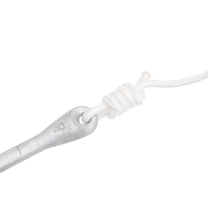 Ancoră pliabilă cu funie, argintiu, 1,5 kg, fier maleabil - WALTI WALTI