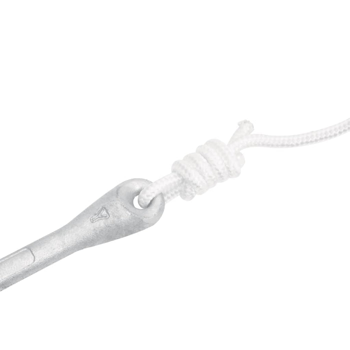 Ancoră pliabilă cu funie, argintiu, 2,5 kg, fier maleabil - WALTI WALTI