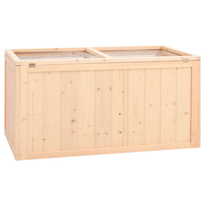 Cușcă pentru hamsteri, 89,5x45x45 cm, lemn masiv de brad - WALTI WALTI