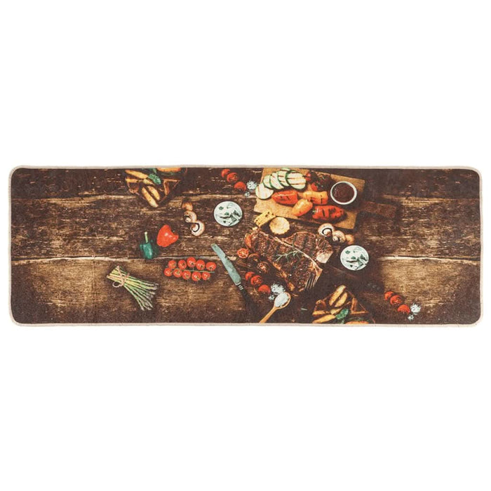 Covor bucătărie, multicolor, 60x180 cm, lavabil, anti-alunecare - WALTI WALTI