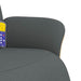 Fotoliu masaj rabatabil cu suport picioare, gri închis, textil - WALTI WALTI