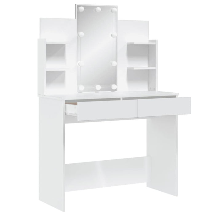 Masă de toaletă cu LED-uri albe, 96x40x142 cm - WALTI WALTI