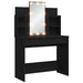 Masă de toaletă cu LED-uri, negru, 96x40x142 cm - WALTI WALTI