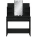Masă de toaletă cu LED-uri, negru, 96x40x142 cm - WALTI WALTI