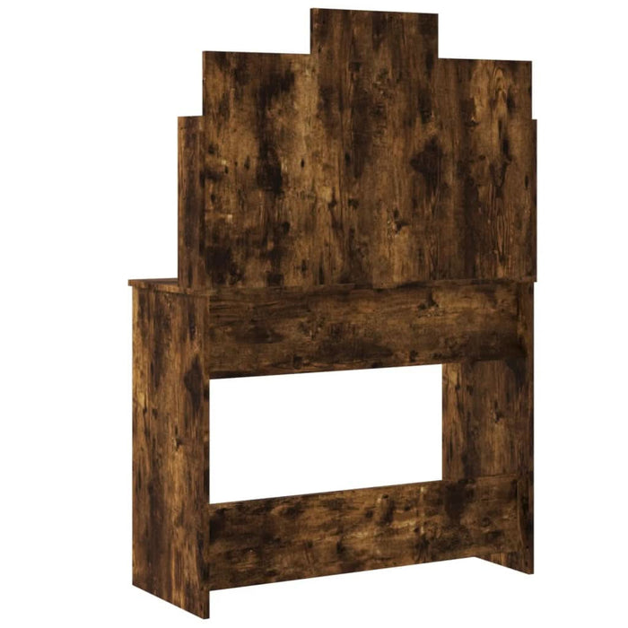 Masă de toaletă cu LED-uri, stejar fumuriu, 96x40x142 cm - WALTI WALTI