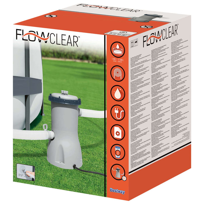 Bestway Pompă de filtrare piscină Flowclear, 3028 L/h - WALTI