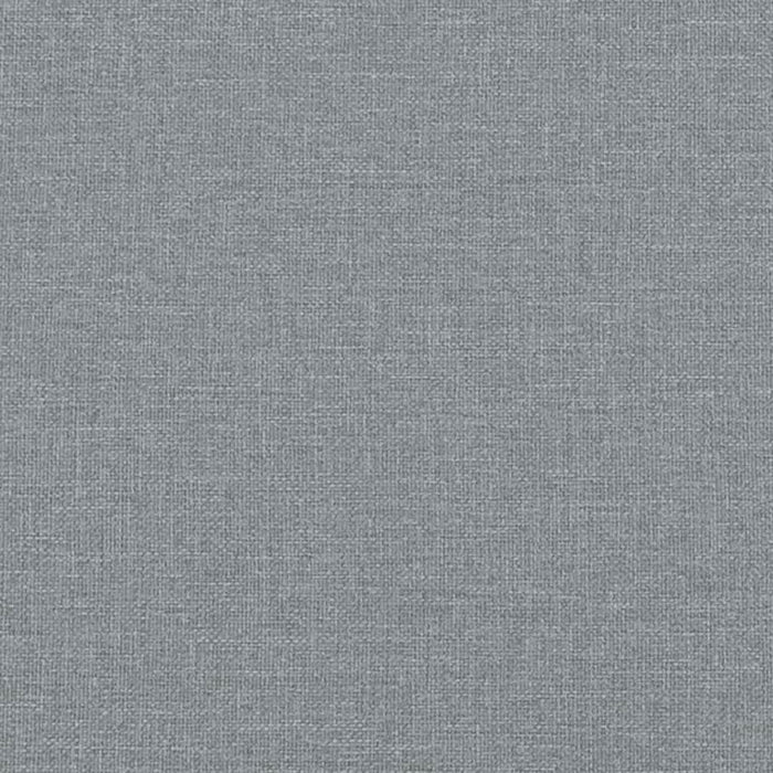 Canapea cu 3 locuri și taburet, gri deschis, 180 cm, textil - WALTI WALTI