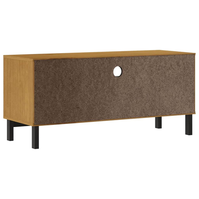 Dulap TV „FLAM” 110x40x50 cm, lemn masiv de pin - WALTI WALTI