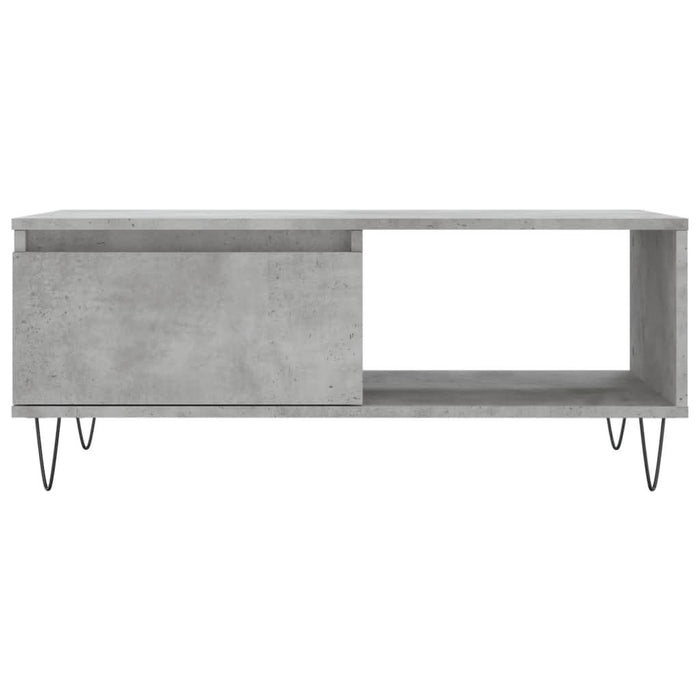 Măsuță de cafea, gri beton, 90x50x36,5 cm, lemn compozit - WALTI WALTI