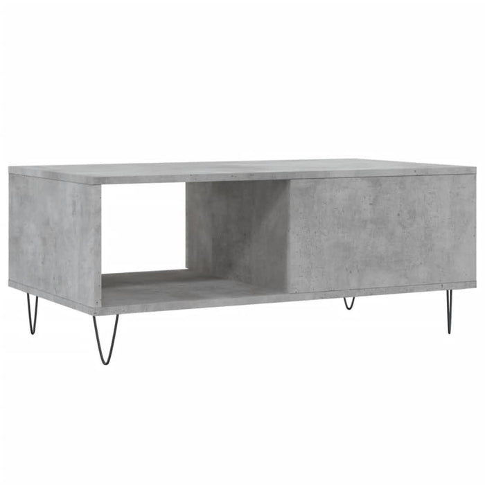 Măsuță de cafea, gri beton, 90x50x36,5 cm, lemn compozit - WALTI WALTI
