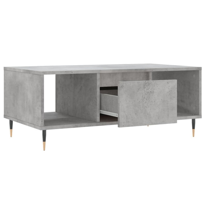 Măsuță de cafea, gri beton, 90x50x36,5 cm, lemn compozit - WALTI WALTI