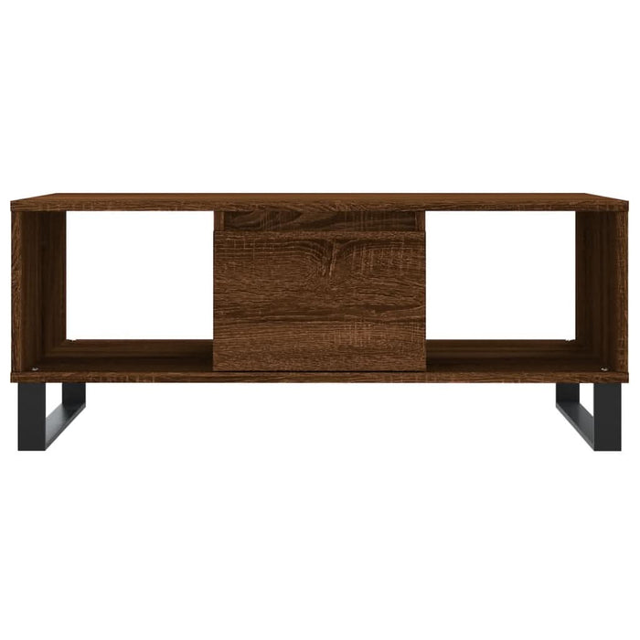 Măsuță de cafea, stejar maro, 90x50x36,5 cm, lemn prelucrat - WALTI WALTI