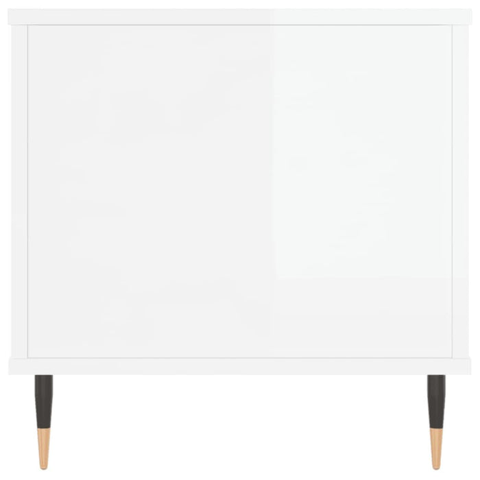 Măsuță de cafea, alb extralucios, 90x44,5x45 cm, lemn compozit - WALTI WALTI