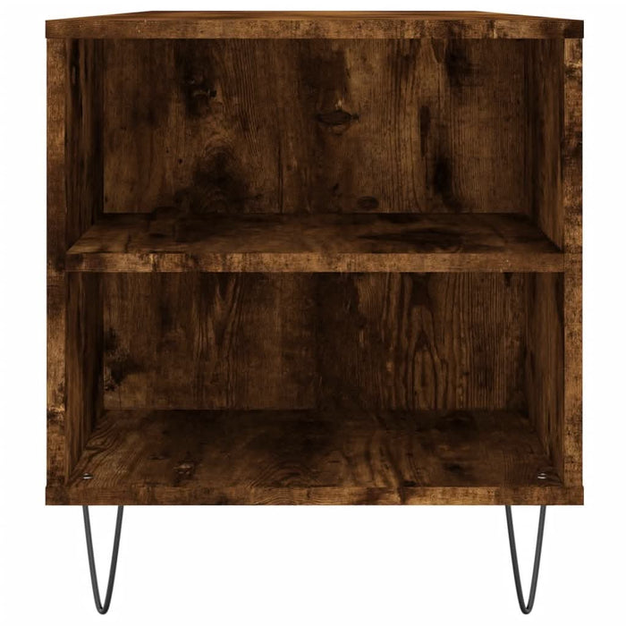 Măsuță de cafea, stejar afumat, 102x44,5x50 cm, lemn prelucrat - WALTI WALTI