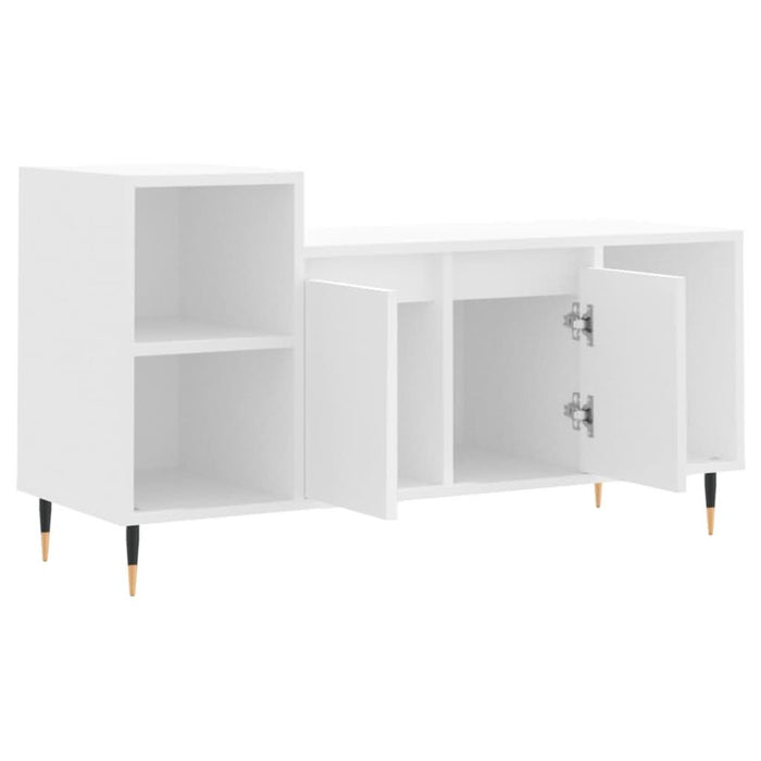 Comodă TV, alb, 100x35x55 cm, lemn prelucrat - WALTI WALTI